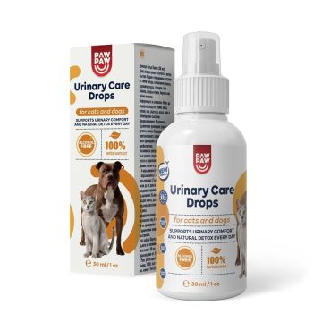 PAW2PAW Urinary Care Подкрепа на уринарния тракт при кучета и котки капки 30 мл
