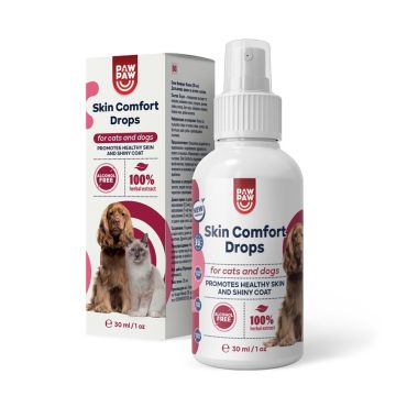 PAW2PAW Skin Comfort Грижа за кожа и козина при кучета и котки 30 мл