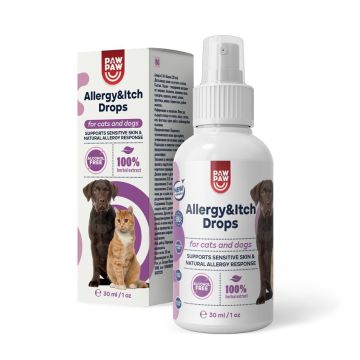 PAW2PAW Allergy & Itch При алергични реакции при кучета и котки капки 30 мл