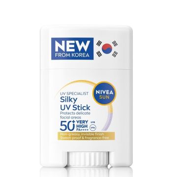 Nivea Sun Silky Сатенен стик за лице SPF50+ 15 гр