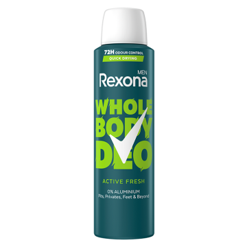 Rexona Whole Body Active Fresh Дезодорант за мъже 150 мл