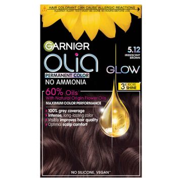 Garnier Olia Трайна безамонячна боя за коса 5.12 Iridescent Brown
