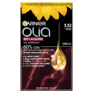 Garnier Olia Трайна безамонячна боя за коса 5.52 Luscious Malbec 