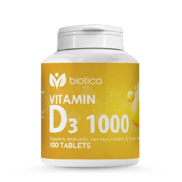 Витамин Д3 1000 IU х 100 таблетки Biotica