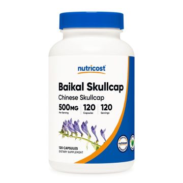 Nutricost Шлемник байкалски 500 мг х 120 капсули