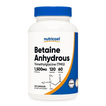 Nutricost Бетаин анхидрос х 120 капсули