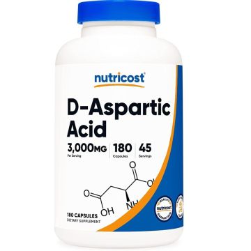 Nutricost D-Аспарагинова киселина х 180 капсули