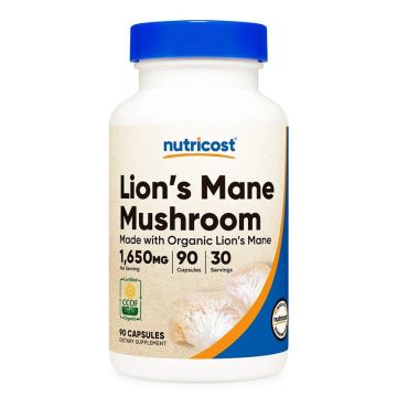 Nutricost Лъвска грива 550 мг х 90 капсули