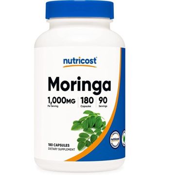 Nutricost Моринга екстракт от лист 500 мг х 180 капсули