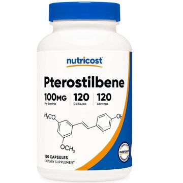 Nutricost Птеростилбен 100 мг х 120 капсули