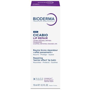 Bioderma Cicabio Възстановяващ балсам за устни 10 мл