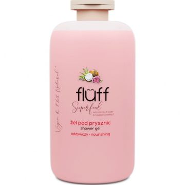 Fluff Душ гел кокос и малина 500 мл