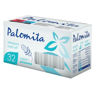 Palomita Twist Off Дамски тампони Размер Супер+ х 32 броя