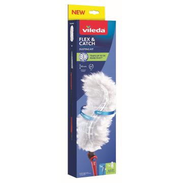 Vileda Flex & Catch Комплект за почистване на прах с дълга дръжка х 1 брой