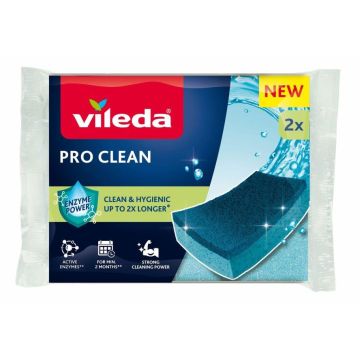 Vileda Pro Clean Кухненска гъба х 2 броя