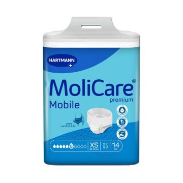 Hartmann MoliCare Mobile Памперс гащи за възрастни размер 6 капки XS х 14 бр