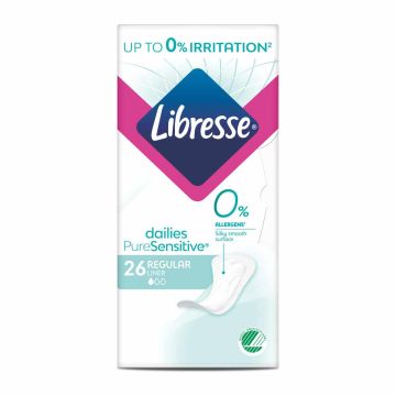 Libresse Pure Sensitive Dailies Ежедневни дамски превръки х 26 бр.