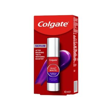 Colgate Max White Purple Избелващ серум за зъби 40 мл