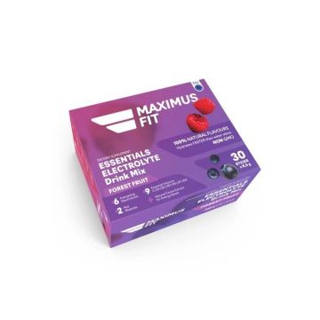 MaximusFit Електролити на прах с витамини и минерали - вкус горски плодове х 30 стика  