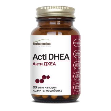 Herbamedica Acti DHEA Акти ДХЕА 50 мг 60 капсули