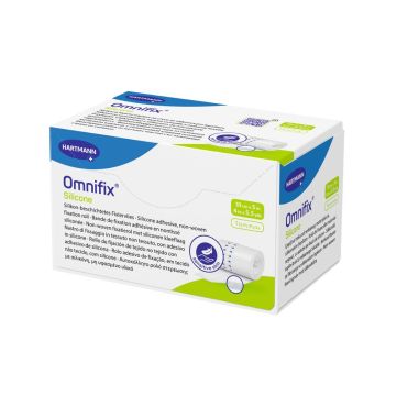 Hartmann Omnifix Silicone Хипоалергична адхезивна лента 5 см х 10 м