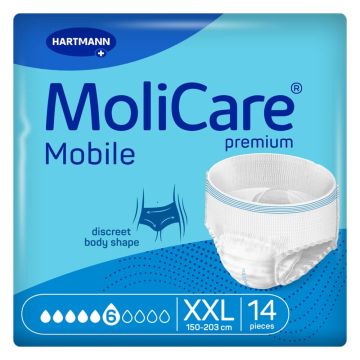 MoliCare premium Mobile XXL Гащи за възрастни при инконтиненция 14 бр