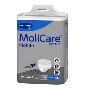 MoliCare premium Mobile L Гащи за възрастни при инконтиненция 14 бр