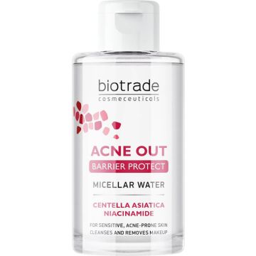 Biotrade Acne Out Barrier Protect Мицеларна вода за мазна, комбинирана и склонна към акне кожа 100 мл
