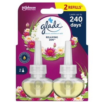 Glade Пълнител за електрически ароматизатор - релакс 2 бр. х 20 мл