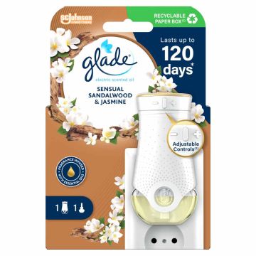 Glade Електрически ароматизатор с пълнител - сандалово дърво и жасмин 20 мл