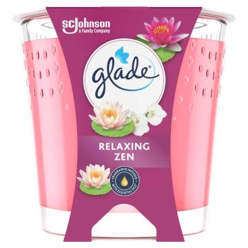 Glade Релакс ароматизираща свещ 112 г