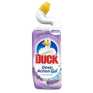 Duck Deep Action Течен почистващ гел за тоалетни чинии Лавандула 750 мл