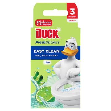 Duck Fresh Strips Свежи ленти освежител за тоалетна чиния Lime 27 г