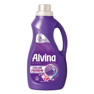 Alvina Color Deluxe Perfume Перилен препарат за цветни тъкани - лилав 1080 мл