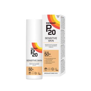 Riemann P20 Sensitive Слънцезащитен крем за тяло за чувствителна кожа SPF50+ 100 мл