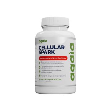 Agaia Cellular Spark За клетъчна енергия, фокус и метаболитен баланс х 90 капсули