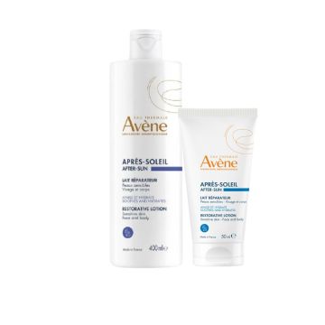 Avene Възстановяващ лосион след слънце 400 мл + Възстановяващ лосион след слънце 50 мл Комплект 