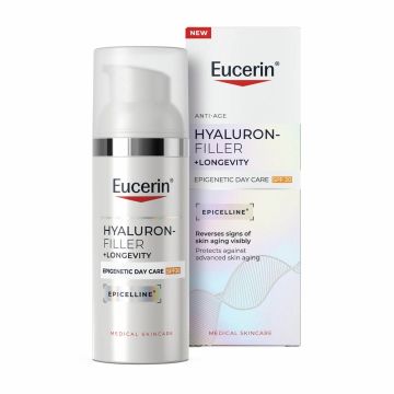 Eucerin Hyaluron-Filler+Longevity Epigenetic Дневен крем за лице SPF30 50 мл