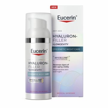Eucerin Hyaluron-Filler+Longevity Epigenetic Нощен крем за лице 50 мл