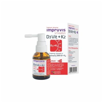 Impruvis D3Vit Витамин Д3 500 IU + K2 спрей 10 мл
