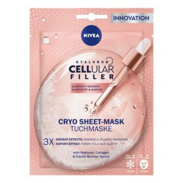 Nivea Cellular Filler Elasticity Reshape Cryo 10-минутна биоразградима лист маска за лице 1 бр