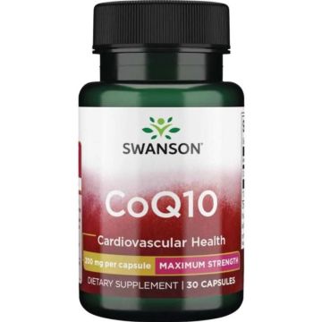 Swanson CoQ10 Коензим CoQ10 за сърцето 200 мг х30 капсули