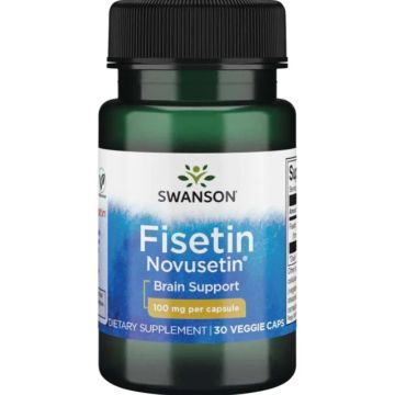 Swanson Fisetin Novusetin Физетин за мозъчната функция 30 веге капсули