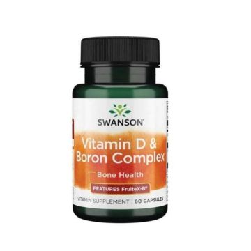 Swanson Vitamin D & Boron Complex Витамин Д и Борон комплекс х 60 капсули