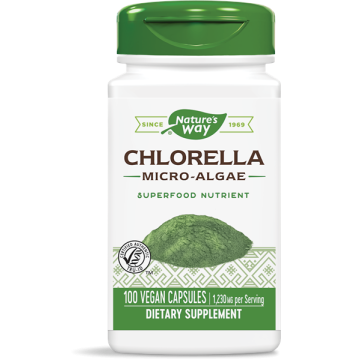 Nature's Way Chorella Хлорела микроводорасли за детоксикация на организма 410 мг х100 капсули