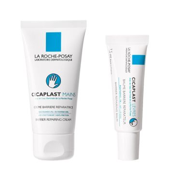 La Roche-Posay Cicaplast защитна рутина за ръце и устни