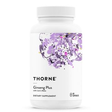 Thorne Ginseng Plus (with Lion’s Mane) Корейски женшен + лъвска грива и пирински (мурсалски чай) х 60 капсули