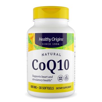 Healthy Origins Коензим Q10 600 мг х 30 капсули