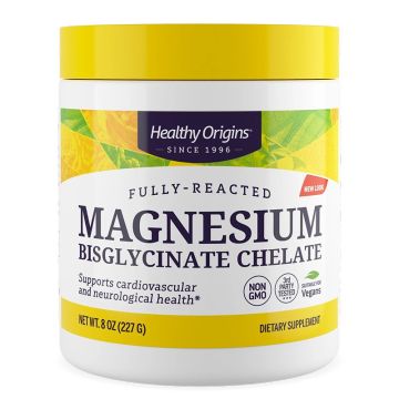 Healthy Origins Магнезий бисглицинат хелат 200 мг прах 227 г