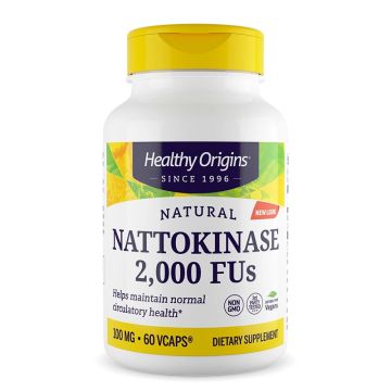 Healthy Origins Натокиназа 100 мг/ 2 000 FU х 60 капсули